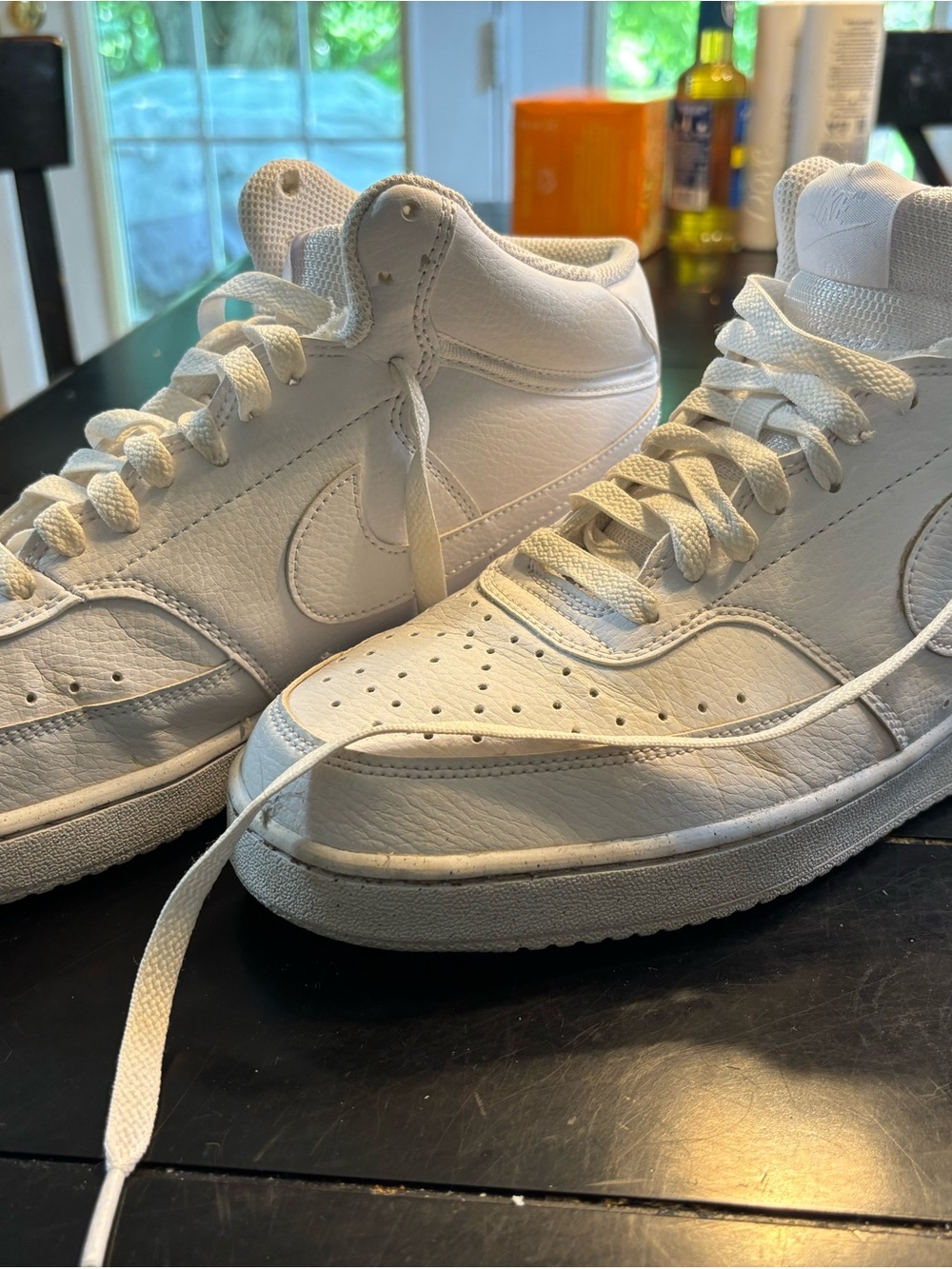Nike Men’s  White High-Top Sneakers